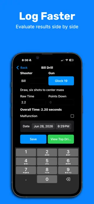 Drill Tracker IDPA screenshot 2
