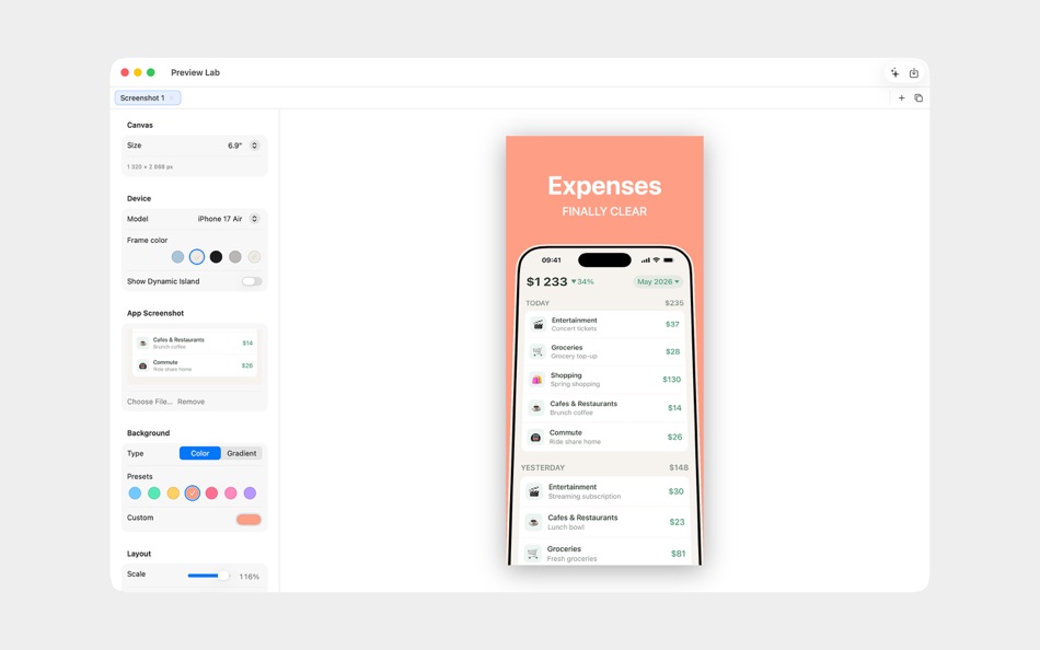 #2. Preview Lab (macOS) By: Dmitry Shipinev