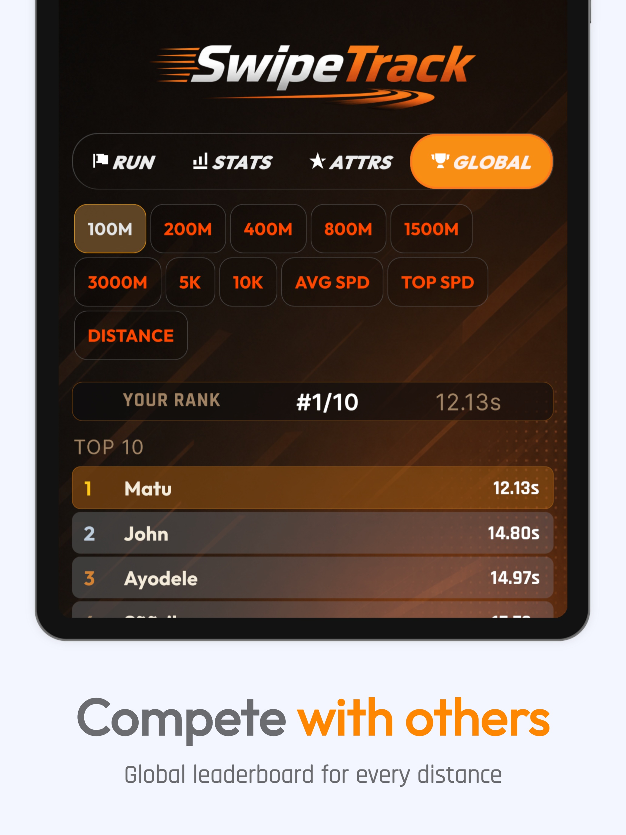 SwipeTrack