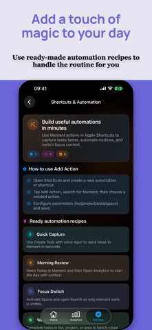 Mement: Smart GTD Planner Screenshot 4 of 8