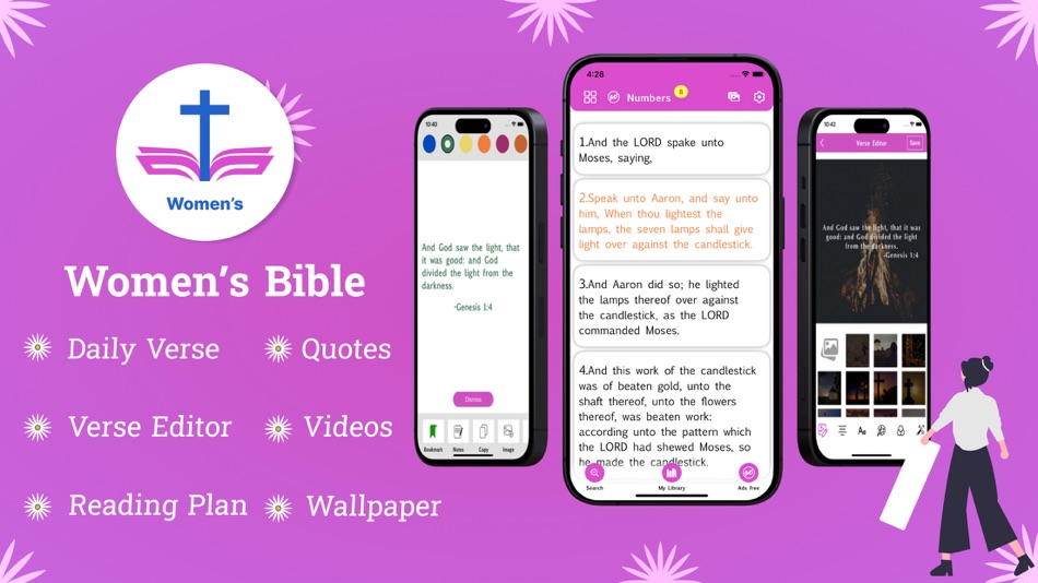 #1. Women's Bible (iOS) Podle: Sumithra Kumar