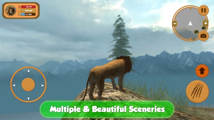 Wild Lion Simulator Attack 3D screenshot-4