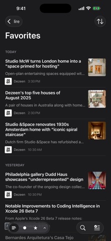 lire: RSS Reader Screenshot 4 of 9
