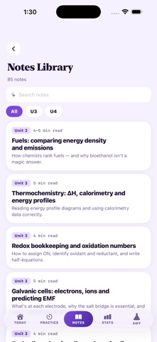 VCE Study Chemistry screenshot