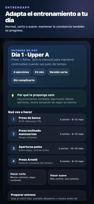 EntrenoApp: Gym Workout screenshot 4