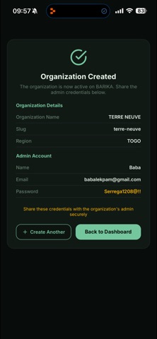 BARIKA iPhone screenshot