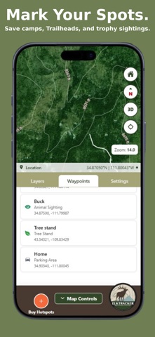 ElkTracker iPhone screenshot