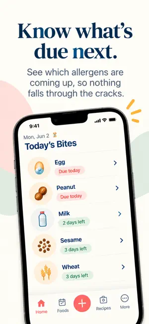 Baby Bites: Allergen Tracker screenshot 2