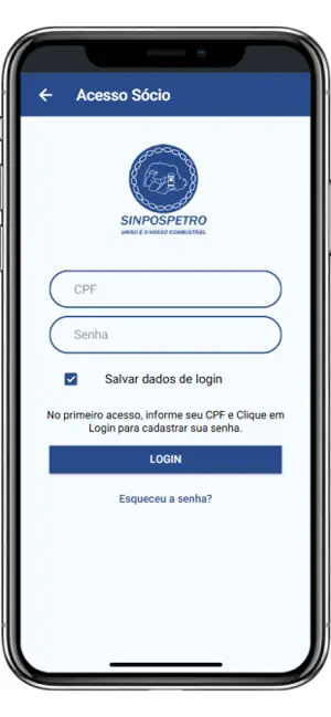 SINPOSPETRO iPhone screenshot 2