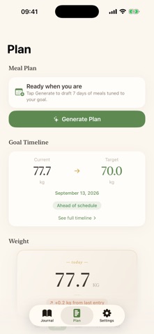 Kalea - AI Calorie Tracker screenshot