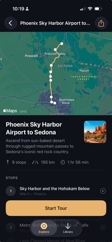 Waifarer: Trip Audio Guides screenshot