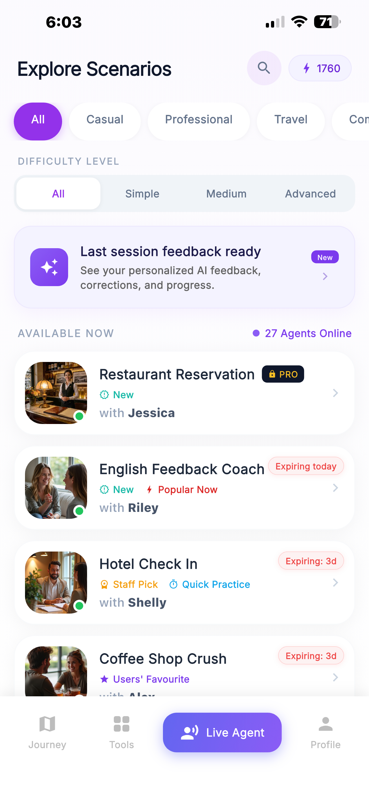 Spikato - Live English Tutor screenshot 2