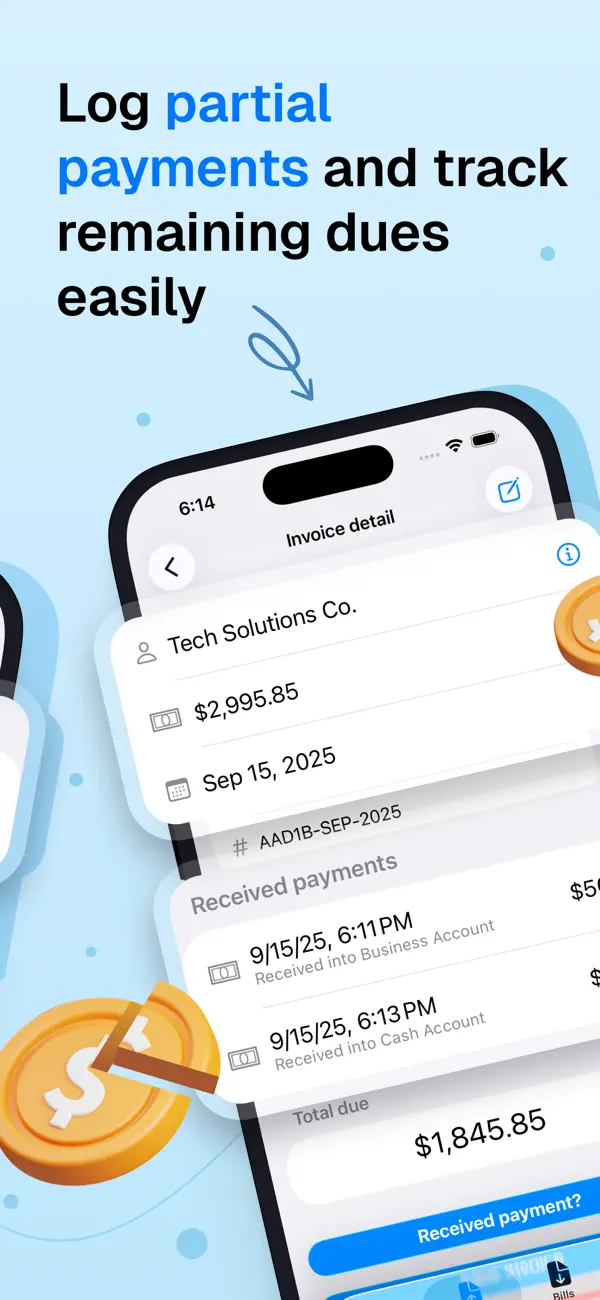 #5. Easy Invoice Maker - Reckord (iOS) Ved: Hathi Tech LLP