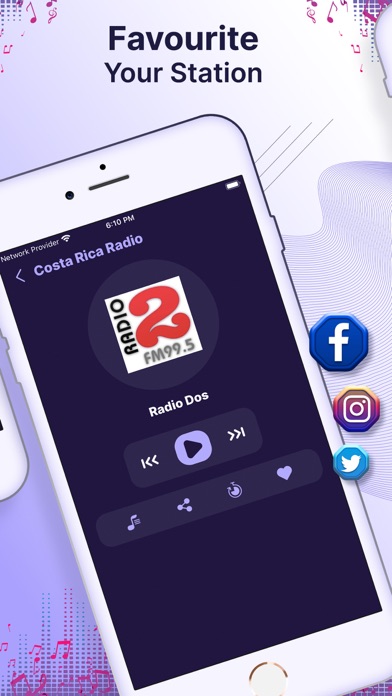 Screenshot #2 pour Live Costa Rica Radio Stations