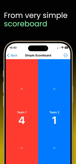 Scoreboard virtual keeper screenshot 2