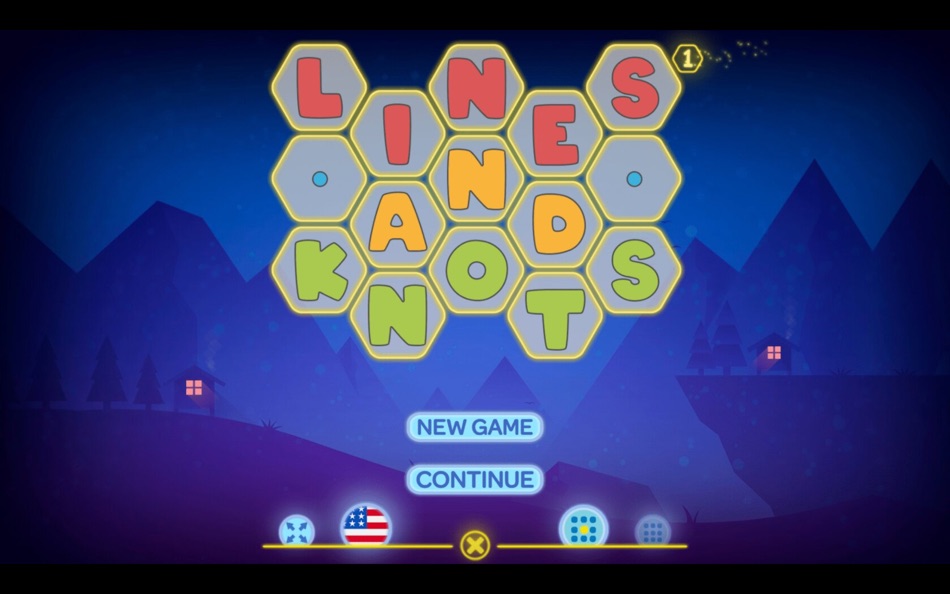 #1. Puzzle - LINES AND KNOTS (macOS) By: Duality Interactive