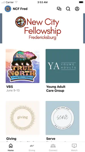NCF@Fred screenshot 1