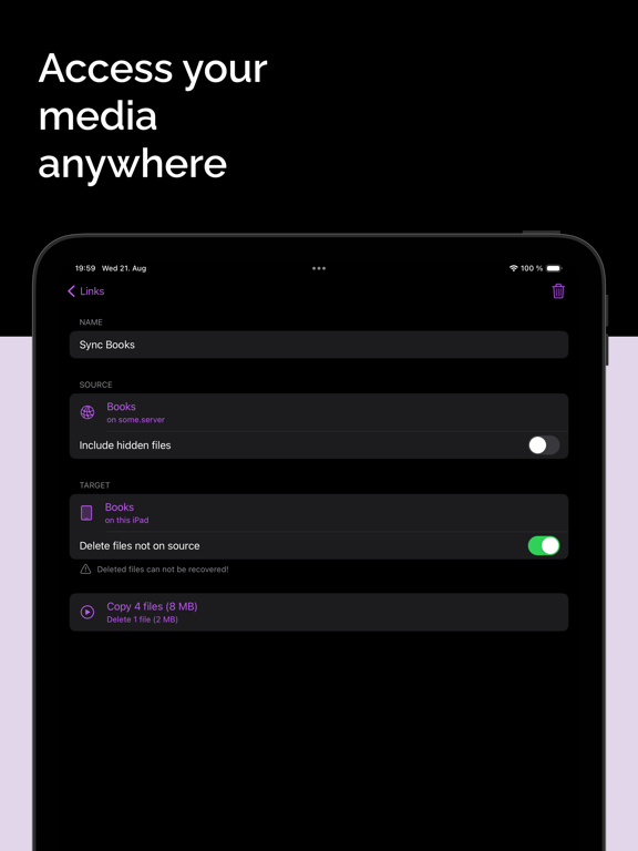 Screenshot #5 pour Syncotron — File Syncronizer