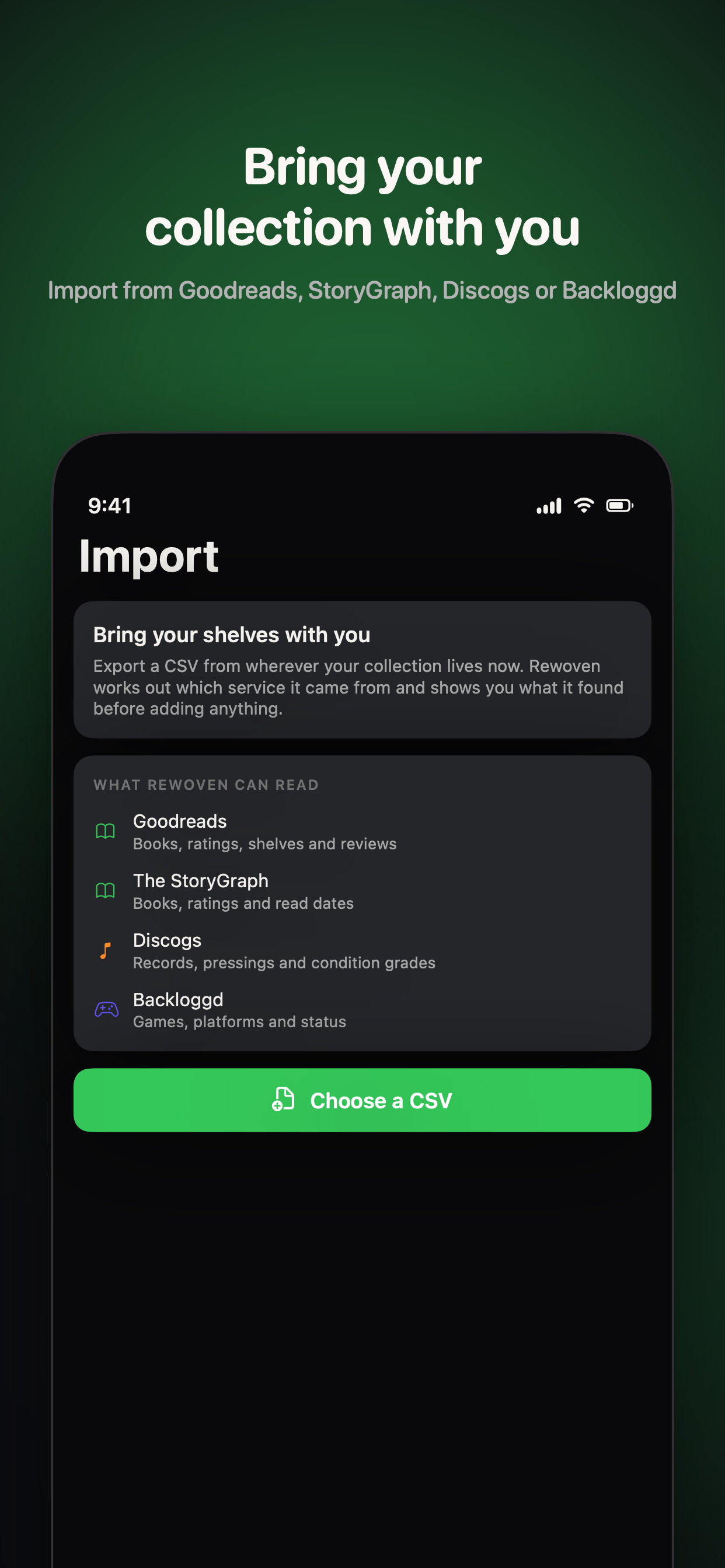 Rewoven: Vinyl & Book Tracker screenshot 9