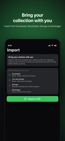 Rewoven: Vinyl & Book Tracker screenshot