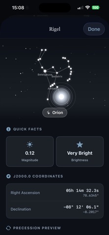 My Cosmic Compass screenshot