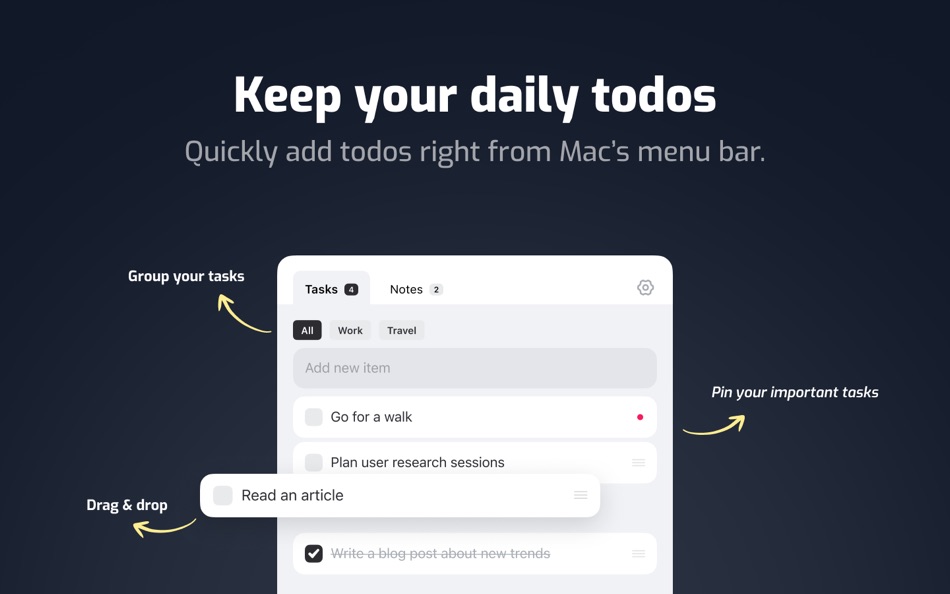 #2. dut - to do list & notes (macOS) 由: ILYAS BURAK KAYA
