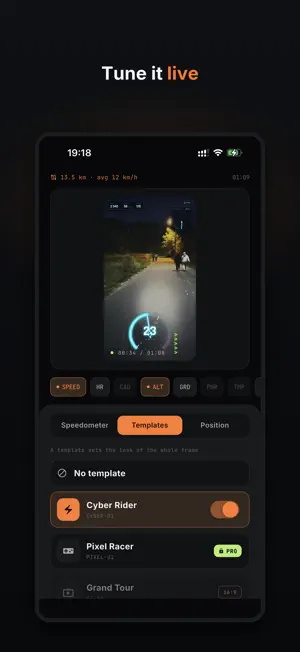SirenGPX: Speed Video Overlay screenshot 3