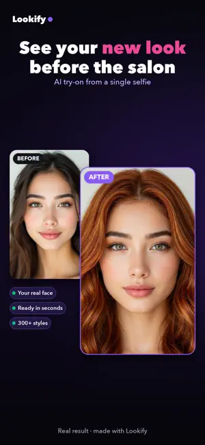 Lookify: AI Hairstyle Try-On screenshot 1