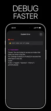 Python 3 AI Code & Run : Vibes screenshot 3