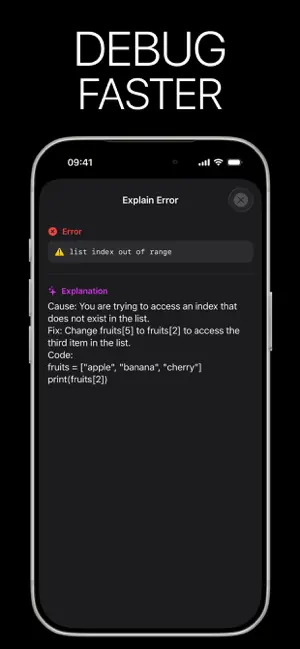 Python 3 Code Editor : Vibes iPhone screenshot 3