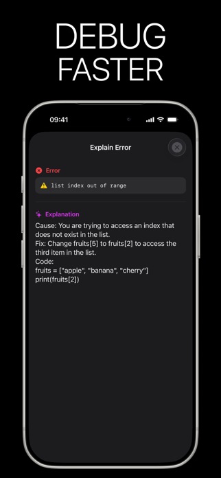 Python 3 AI Code & Run : Vibes Screenshot 3 of 4
