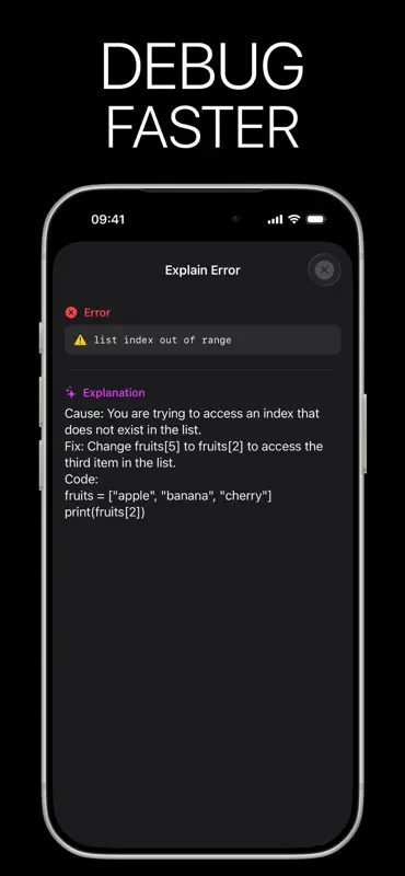 Python 3 Code Editor : Vibes screenshot 3 of 4