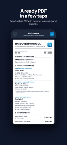 Protokolka: Property Handover Screenshot 5 of 6