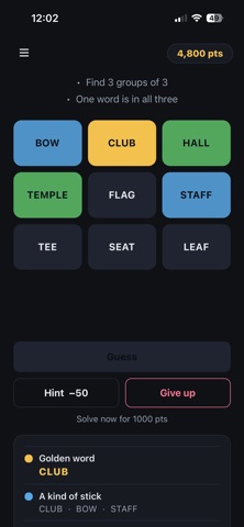 Three by Three Category Puzzle Screenshot 2 of 3