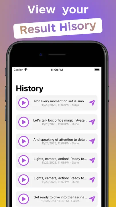 My Voice - Text To Speech iPhone Ekran Görüntüsü 4
