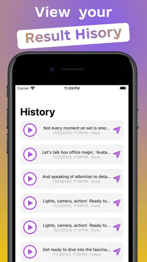 Capture d'écran de My Voice - Text To Speech sur iPhone 4