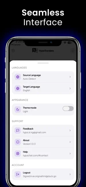 Hypa Translate Mobile screenshot 2