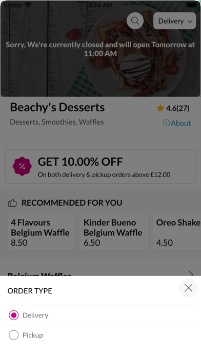 Beachy's Desserts Screenshot
