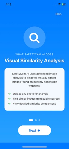 SafetyCamAI iPhone screenshot