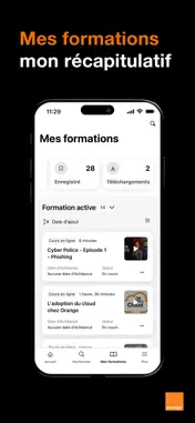 Orange Learning screenshot 4