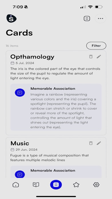 Spaced Mobile App Screenshot