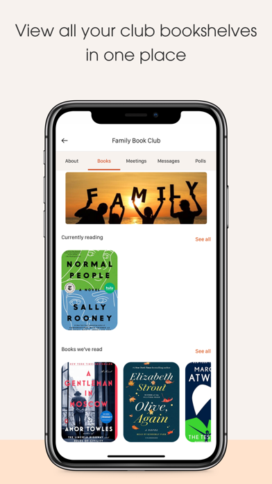 Bookclubs: Book Club Organizer Screenshot