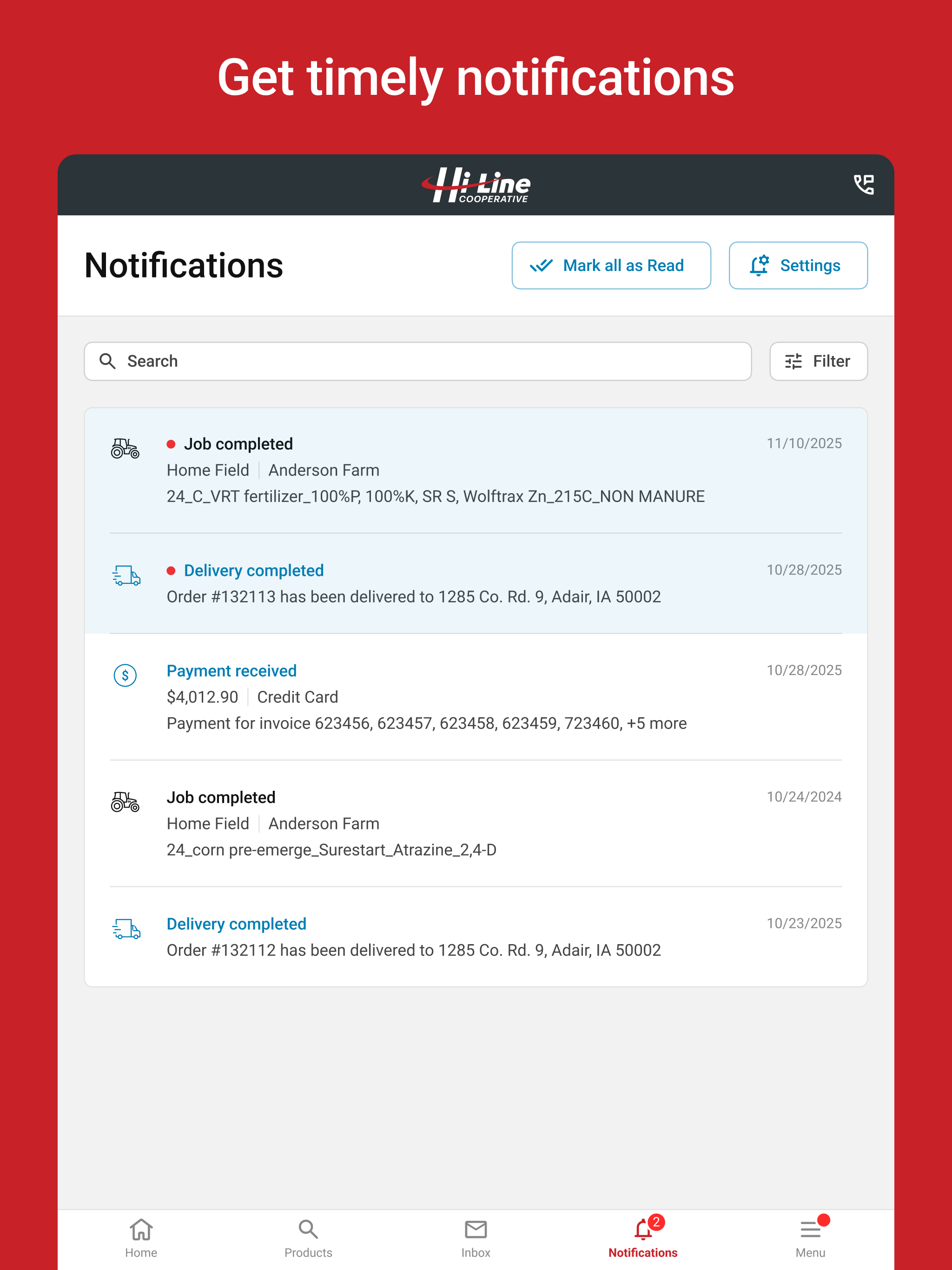 Hi-Line Cooperative Portal screenshot 7