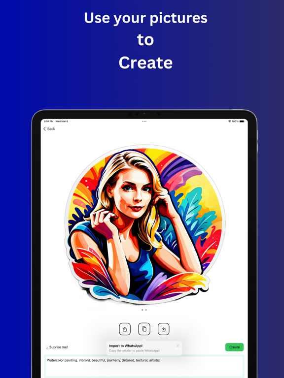 AI Emoji Generator: Pikki iPad screenshot 3 - Photo & Video app