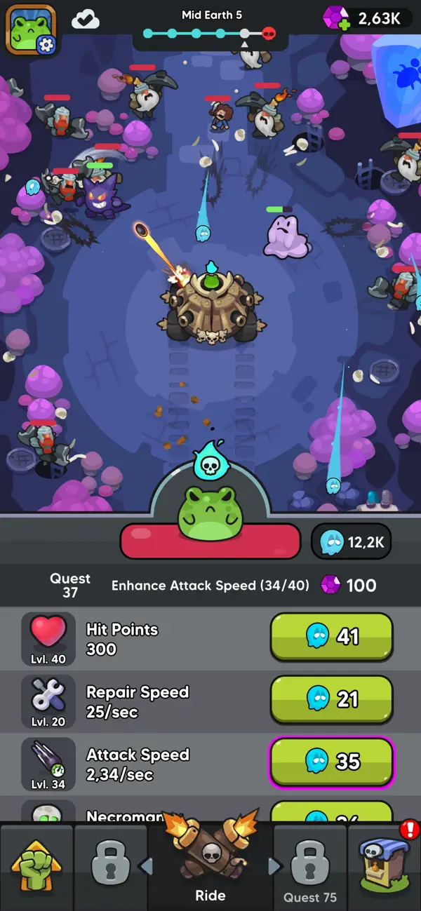 Legend of Frog Hack screenshot 7 - game app interface