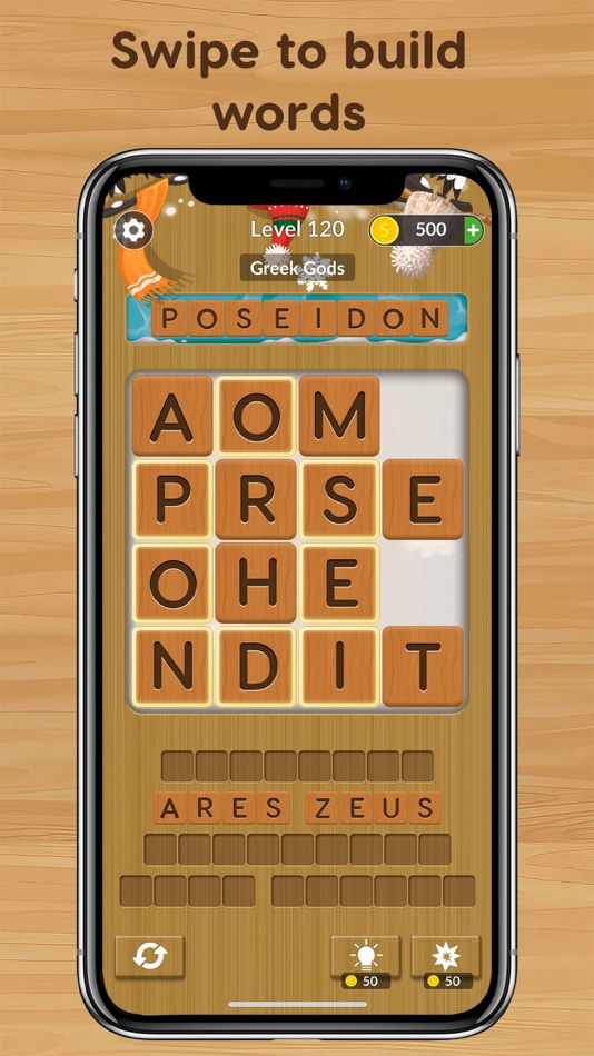 #2. Word Scramble - Word Swipe (iOS) By: Hien Mai