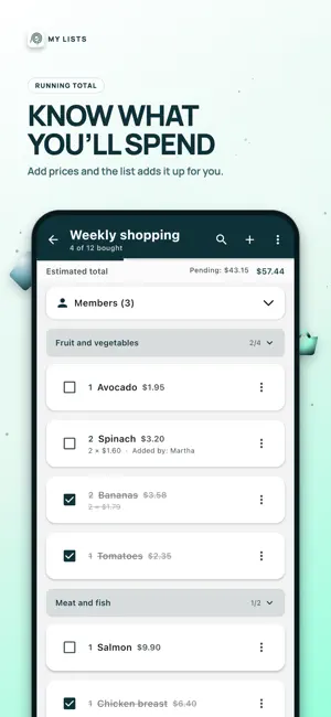 Shared Shopping List screenshot 2