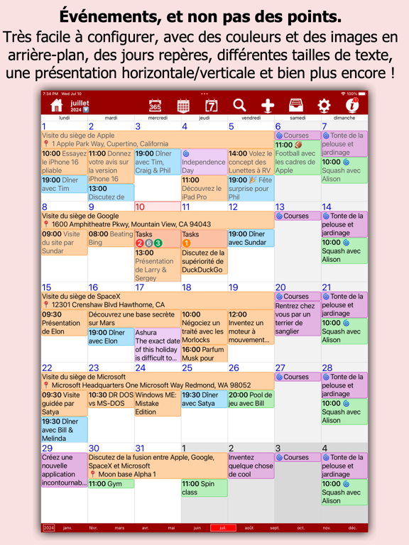 Screenshot #5 pour myCal PRO Planner