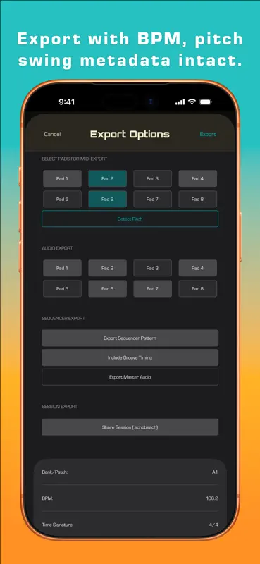 Echo Beach: Sampler Beat Maker screenshot 9 of 10