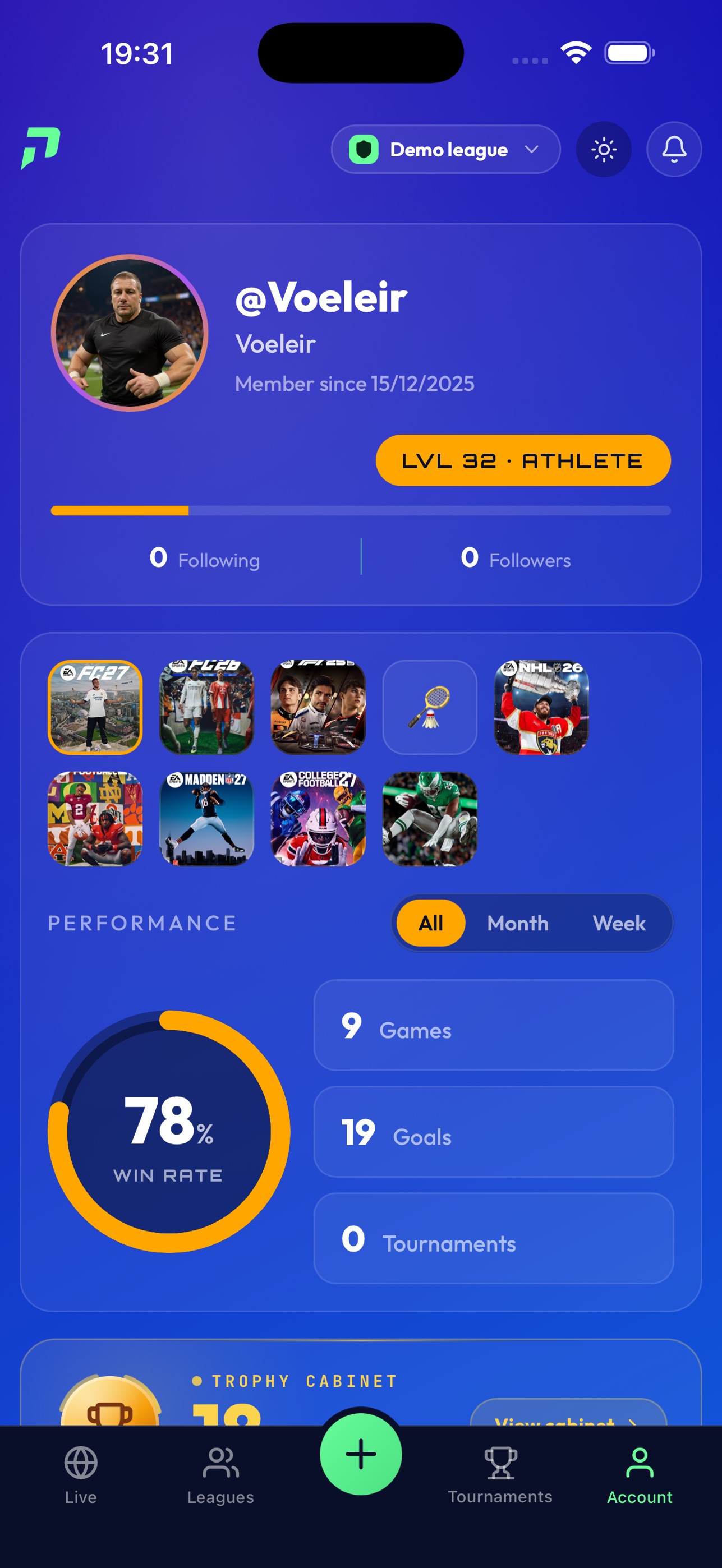 Screenshot 1 of PlayAsOne Leagues